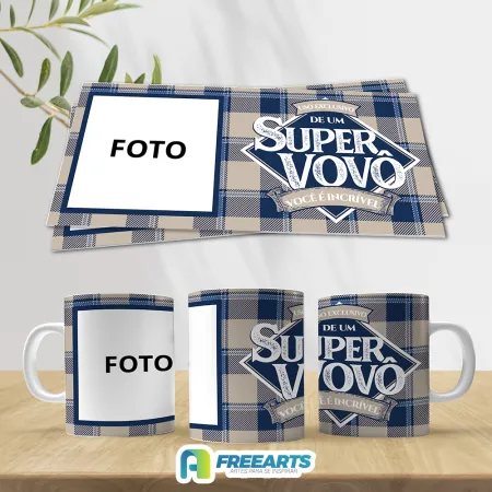Uso exclusivo de um super vovô