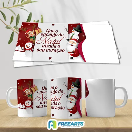 Que o encanto de natal invada o seu coração