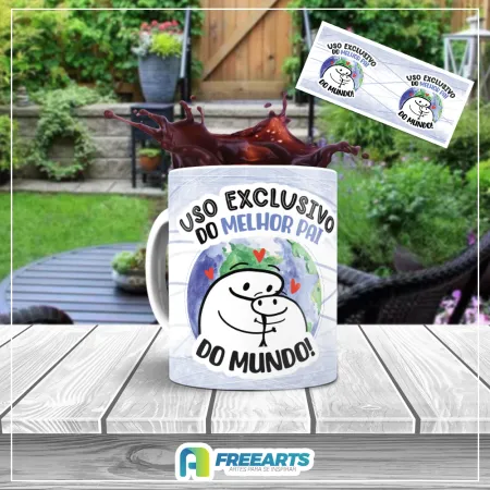 Uso exclusivo do melhor pai do mundo
