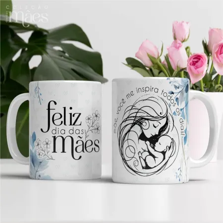 Mãe você me inspira todos os dias